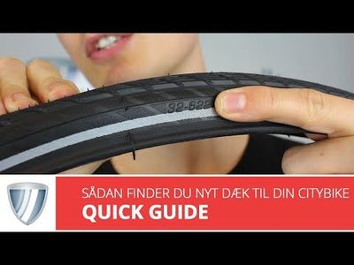 video til Cykeldæk størrelser: Komplet tabel