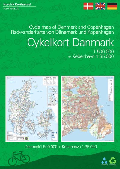 Cykelkort Danmark og København