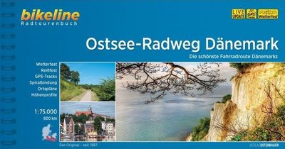 Kort over Nationalrute 8. Der Ostsee-Radweg - Dänemark